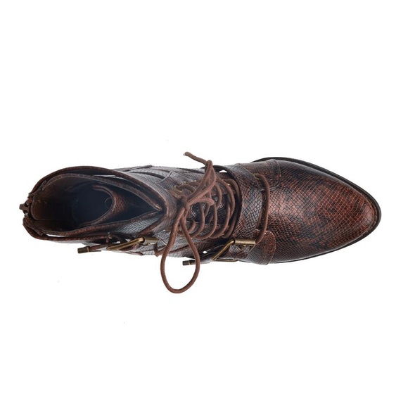 COPY - Matisse Getty Mid-Calf Snakeskin Booties - Picture 4 of 4